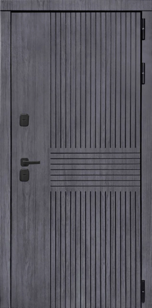 Входная дверь ДвериПРО Берген ФЛЗ-649 капучино (зеркало) DPRO204689 внешняя сторона