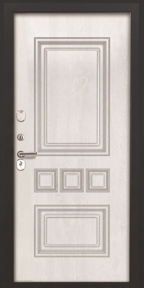 Входная дверь ДвериПРО L-3b фл-608 винорит white DPRO192159 внутренняя сторона